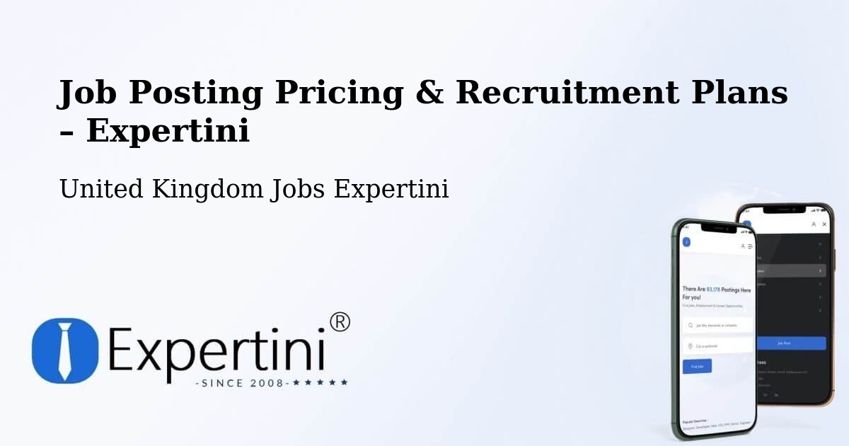 Job Posting Pricing & Recruitment Plans – Solihull - Solihull, United Kingdom Jobs Expertini